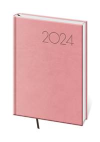 Diář 2024 denní A5 Print Pop - růžová