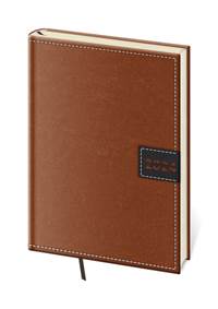 Diář 2024 týdenní A5 Toledo - hnědá