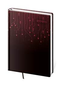 Diář 2024 denní A5 Vario - 1 BLACK DESIGN