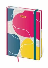 Diář 2024 týdenní A5 Vario - 25 JOY s gumičkou