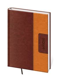 Diář 2024 týdenní A5 Classic - hnědo/hnědá