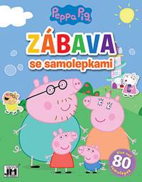 Kniha Zábava se samolepkami Prasátko Peppa