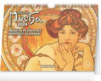 Alfons Mucha 2024 - stolní kalendář