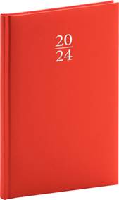 Týdenní diář Capys 2024 červený