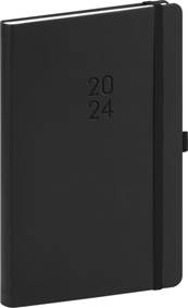 Týdenní diář Nox 2024 černý