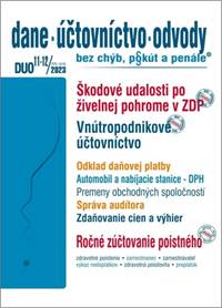 DUO 11-12/2023 – Škodové udalosti v zákone o dani z príjmov