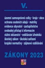 Zákony V 2023 Veřejná správa, Školství