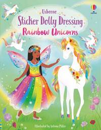 Kniha Sticker Dolly Dressing Rainbow Unicorns