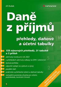 Daně z příjmů - přehledy, daňové a účetní tabulky