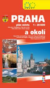 Kniha Praha a okolí 1:20T/1:190T