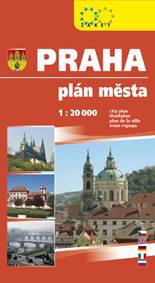 Kniha Praha plán města