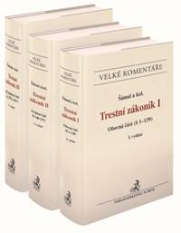Trestní zákoník. Komentář - 3 svazky (3. vydání)