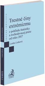 Trestné činy extrémizmu z pohľadu štatistiky a rozhodovacej praxe od roku 2017 kúpite na Knihyprekazdeho.sk