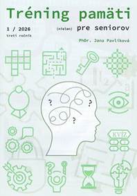 Kniha Tréning pamäti (nielen) pre seniorov 1/2026