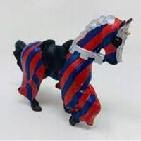 Kůň turnajový černý