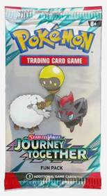 Kniha Pokémon TCG: Scarlet & Violet Journey Together Fun Pack - 3 additional game cards