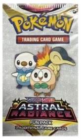 Kniha Pokémon TCG: Sword & Shield Astral Radiance Fun Pack - 3 additional game cards