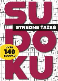 Kniha Sudoku stredne ťažké - bordové