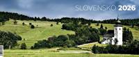 Slovensko 2026 - týždenný stolový kalendár, hodinové delenie