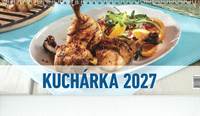 Kniha Kuchárka kalendár 2027 - stolový, dvojtýždenný