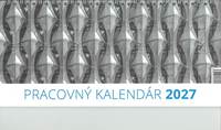 Kniha Pracovný kalendár 2027 - stolový, týždenný