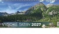 Kniha Vysoké Tatry kalendár 2027 - stolový, týždenný