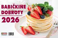 Kniha Babičkine dobroty 2026 - stolový týždenný kalendár