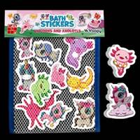 Kniha Jednorožce a axolotly - Nálepky do vane