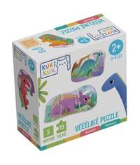 Kniha Véééliké puzzle Dinosauři