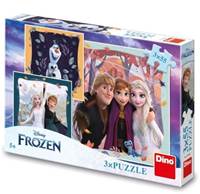 Puzzle 3x55 Frozen Radostný podzim