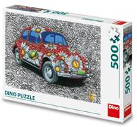 Kniha Puzzle 500 VW Brouk malovaný
