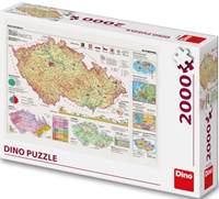 Puzzle 2000 Mapy České Republiky kúpite na Knihyprekazdeho.sk