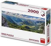 Puzzle 2000 Pohled na Alpy panoramic kúpite na Knihyprekazdeho.sk