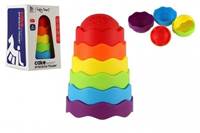 Věž/Pyramida barevná stohovací skládačka