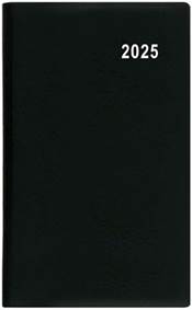 Diář 2025 Diana PVC černá kapesní