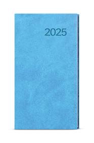 Týdenní diář 2025 Jakub Vivella kapesní světle modrá
