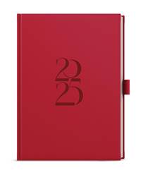 Denní diář 2025 David Deny A5 červená