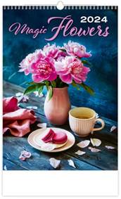 Nástenný kalendár Magic flowers 2024