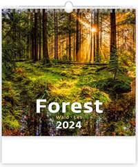 Nástenný kalendár Les 2024