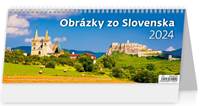 Obrázky zo Slovenska 2024 - stolový týždenný kalendár