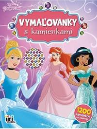 Vymaľovanky s kamienkami/ Disney Princezné