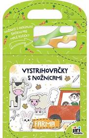Kniha Vystrihovačky s nožnicami Farma