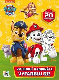 Kniha Vyfarbuj si! Labková patrola Kamaráti zvieratká