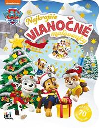 Najkrajšie vianočné maľovanky so samolepkami Labková patrola