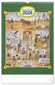 Josef Lada Měsíce 2024 - nástěnný kalendář