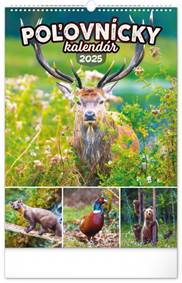 Nástenný kalendár Poľovnícky 2025, 33 × 46 cm