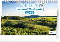 Po Česku stezkami Via Czechia 2025 - stolní kalendář