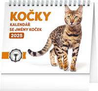 Kočky 2025 – stolní kalendář