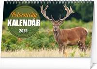 Stolový Poľovnícky kalendár 2025, 23,1 × 14,5 cm