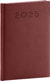 Týdenní diář Aprint Neo 2025 vínový